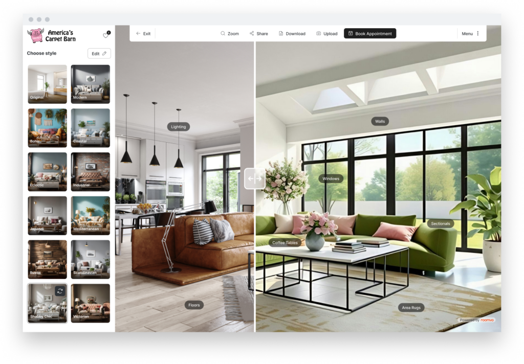 Roomvo inspire 