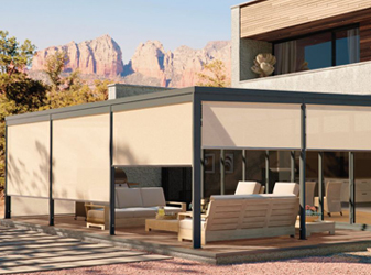 exterior solar shades 2 - America's Carpet Barn
